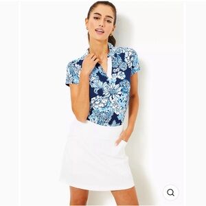 Lilly Pulitzer UPF 50+ Luxletic Monica Skort Skirt Resort White Tennis